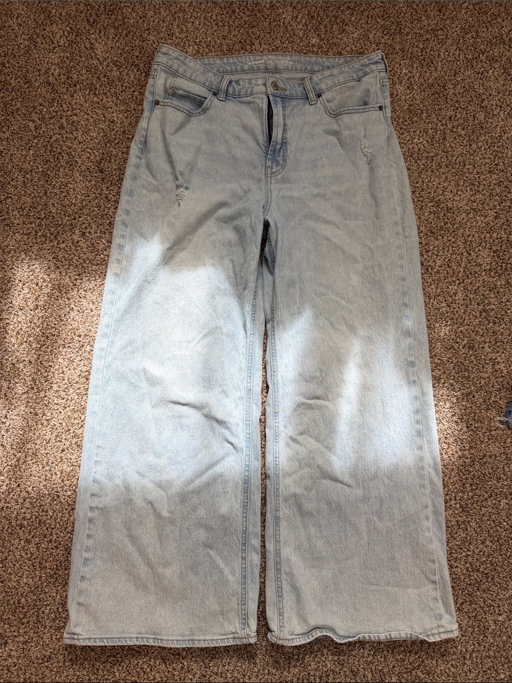 Old Navy Light Blue Wide Leg Jeans